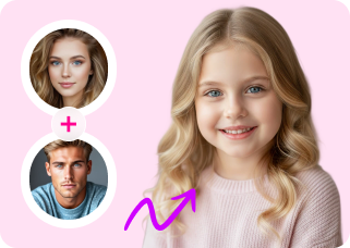 Ultra-realistic baby image using AI from two parent photos